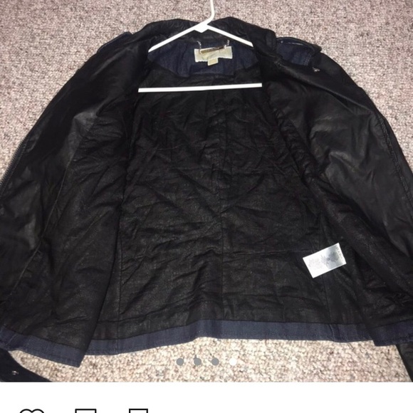 Leather denim Michael Kors jacket - Picture 7 of 8